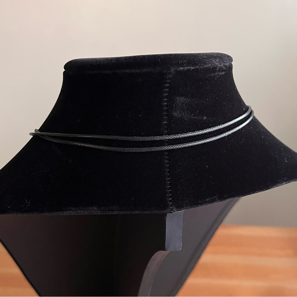 Tiger eye stone pendant adjustable cord necklace - Picture 6 of 8